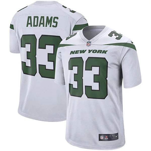 Men New York Jets #33 Jamal Adams Nike White Game NFL Jersey->new york jets->NFL Jersey